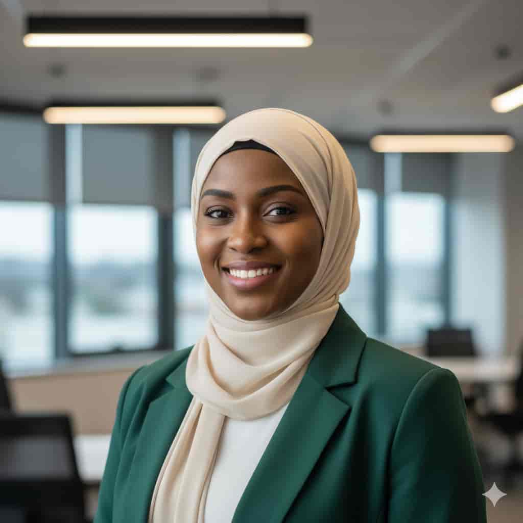 Portrait of Fatima Aliyu, Head of Sustainability